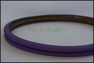 Two Bike Bicycle Fixie Duro 700x25c Road Tires Purple  