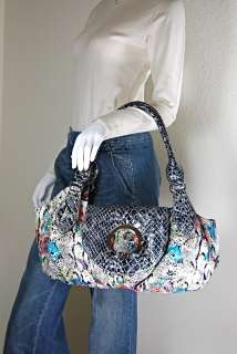 NEW Snake skin Toggle Clasp Shoulderbag IN 3 COLORS  