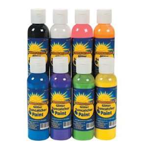  Glitter Sun Catcher Paint Set   Basic School Supplies 
