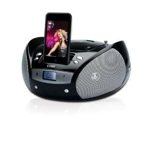   CD Player with AM/FM Radio and iPod Docking (Black)  Players
