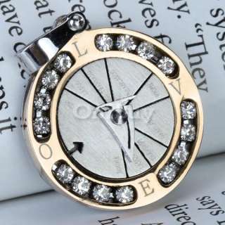 Marine Compass Pendant F/Chain Necklace Love Direction  