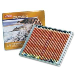  Derwent Drawing Pencil Set of 24 Arts, Crafts & Sewing