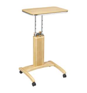 MAPLE WOOD LAPTOP MOBILE COMPUTER TABLE PODIUM STAND  