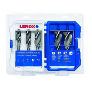 Lenox 14788 5pc Bi Metal Plumbers Utility Bit Kit 082472147889  