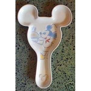  Gourmet Mickey Mouse Ceramic Spoon Rest (Walt Disney World 
