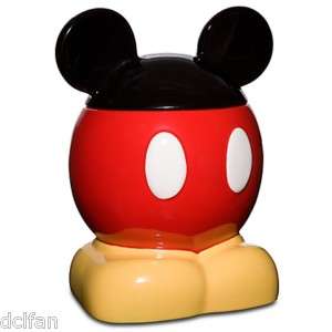 Disney Parks Mickey Mouse Ceramic Cookie Jar NEW  