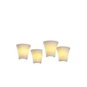  Four Light Chandelier Shade Option Tall Tapered Cylinder, Shade 