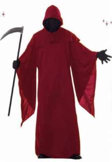 Scary Men Horror Robe Evil Death Halloween Costume  
