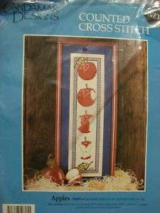 Candamar Counted Cross Stitch Country Apples Kit  