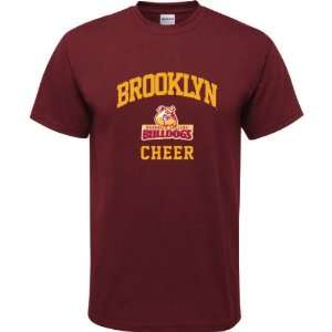   College Bulldogs Maroon Youth Cheer Arch T Shirt
