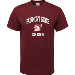   Fighting Falcons Maroon Youth Cheer Arch T Shirt