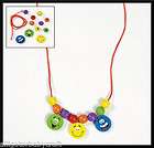 Smiley Happy Face Charm Necklace Craft Kit for Kids ABCraft Birthday 