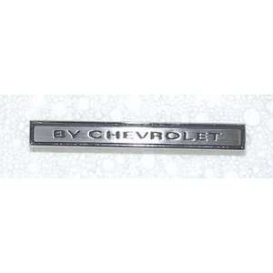    69 CHEVELLE FRONT HEADER PANEL EMBLEM, BY CHEVROLET Automotive