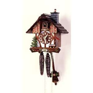  Cuckoo Clock Half timbered, chimney sweep