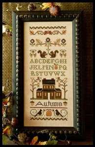   Needleworks Counted Cross Stitch Chart Autumn Band Sampler  