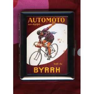   Byrrh Vintage Bicycle Advert ID CIGARETTE CASE