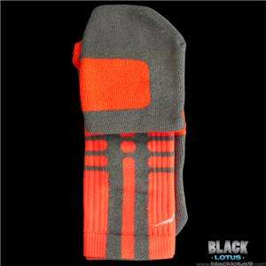 NEW RARE Nike Platinum Elite Basketball Crew Socks Grey/Team Orange 