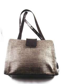 DANA BUCHMAN Handbag Gray Purse Linen  