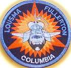 nasa space shuttle columbia sts 003 patch astronauts one day