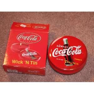 Coca Cola Wick N Tin