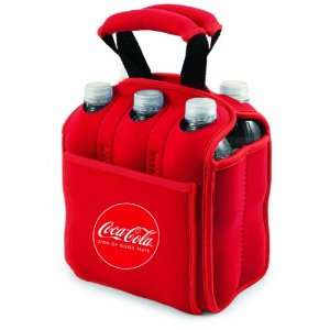 Picnic Time Coca Cola Six Pack Cooler Tote  Sports 