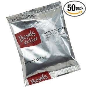   Ground Medium Light Roast Coffee, 2.5 Ounce Portion Packs (Pack of 50