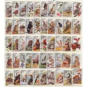 USA Collectible Postage Stamps North American Wildlife. Complete Used 
