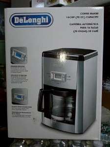 DeLonghi DC414T Stainless Steel 14 Cup Coffee Maker NEW  