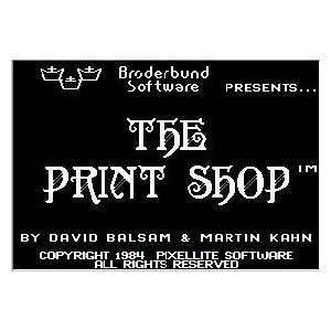  The Print Shop   Commodore 64 5 1/4 disk 