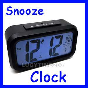 Snooze Light big LCD Digital Backlight Alarm Clock ▲  