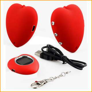   Heart shape LCD Digital Photo Picture Frame Keychain(#2358)  