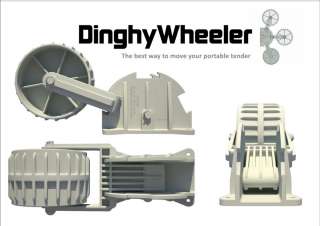 INFLATABLE BOAT WHEELS. Dinghy / Tender Dolly Wheels.  