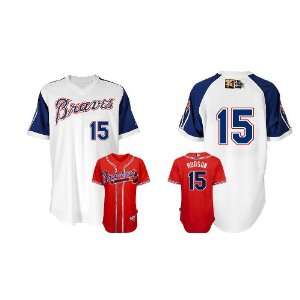   Jerseys #15 Tim Hudson Throwback white Cool Base BASEBALL Jersey SIZE