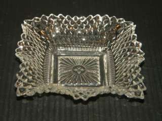 Vintage Clear Shabby Chic Small Glass Dish ~~CUTE~~  