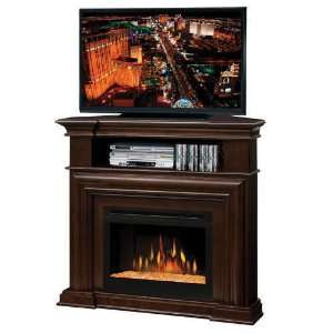  Montgomery Traditional corner media fireplace in an 