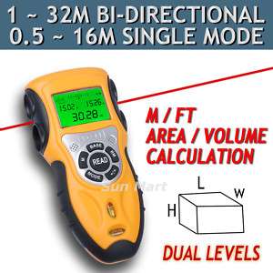 Bidirectional Ultrasonic Range Distance Meter Laser 32m  