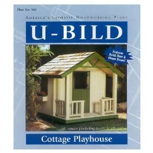    U Bild Cottage Playhouse Woodworking Plan 942