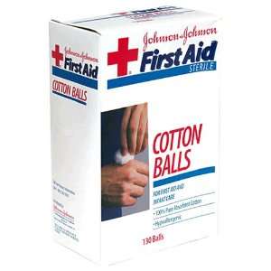  Johnson & Johnson Cotton Balls, Sterile 130 balls Beauty