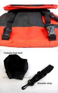 dog pet saddle bag backpack size large for outdoor travel hiking 
