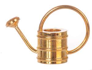 Dollhouse Accessories Town Square Miniatures Solid Brass Watering Can 