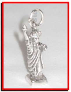 Statue of Liberty sterling silver charm .925 SSLP1263  