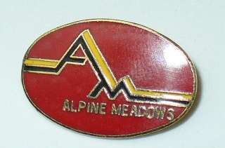 ALPINE MEADOWS SKI/SKIING SOUVENIR PIN  