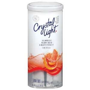 Crystal Light Ruby Red Grapefruit Drink Mix, 3.4 oz, Makes 10 qt 