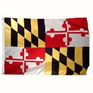  Maryland Flag 3X5 Foot E Poly Patio, Lawn & Garden