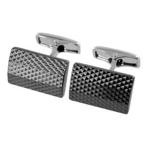  Dunhill Faceted Diamond Pattern Cufflinks Jewelry