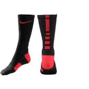  Nike Elite Basketball Socks Style # sx3693 002 (Black 