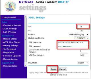 Netgear DM111P DSL Modem ( ADSL2+)   AT&T Qwest Verizon 606449048919 