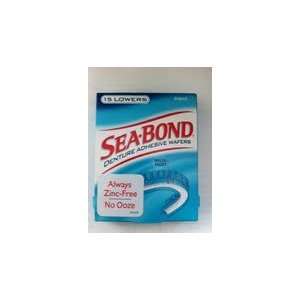  Sea bond Denture Adhesive Wafers Original 15 Lowers (Pack 