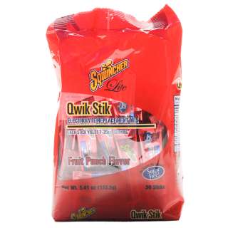 Sqwincher Qwikstik Electrolyte Drink Packet Punch 50/bx  