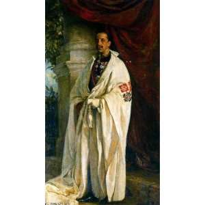     José Mongrell Torrent   24 x 42 inches   Portrait Of Alfonso Xiii